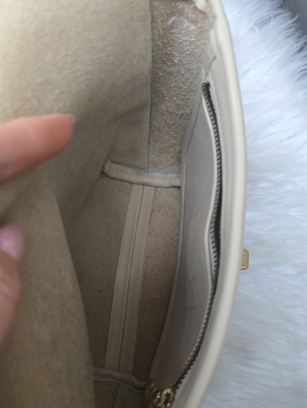 Vintage Coach 1995 Bag Bone Leather Turnlock Crossbody - Picture 11 of 13